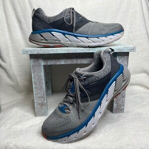 Hoka One One M Gaviota 2 Running Shoes Gray Blue Mens Size 12